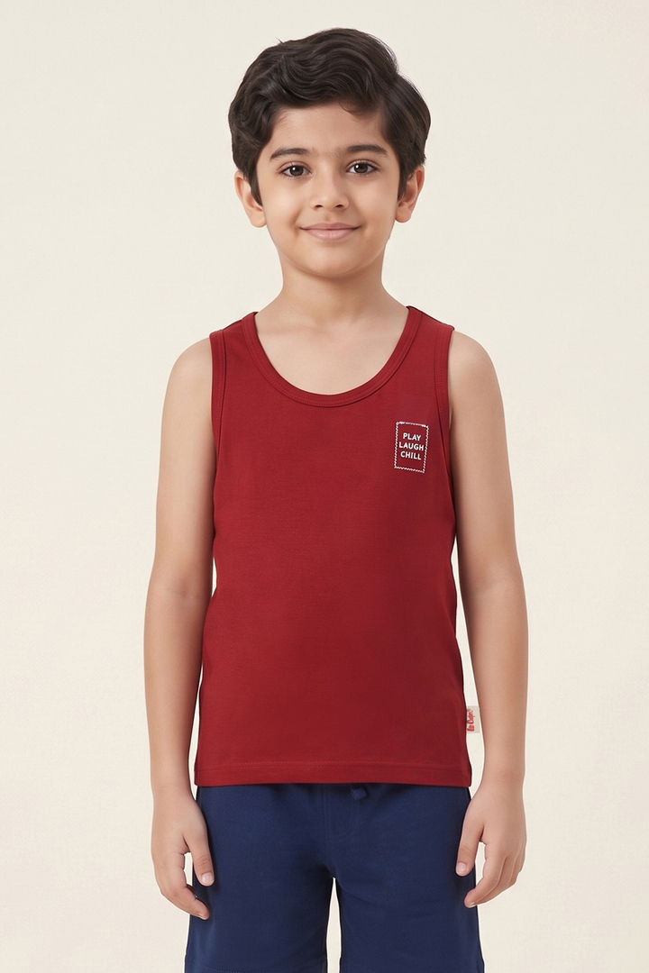Lee Cooper Boys Printed Vest (Pack of 2) - Multicolor — image 2